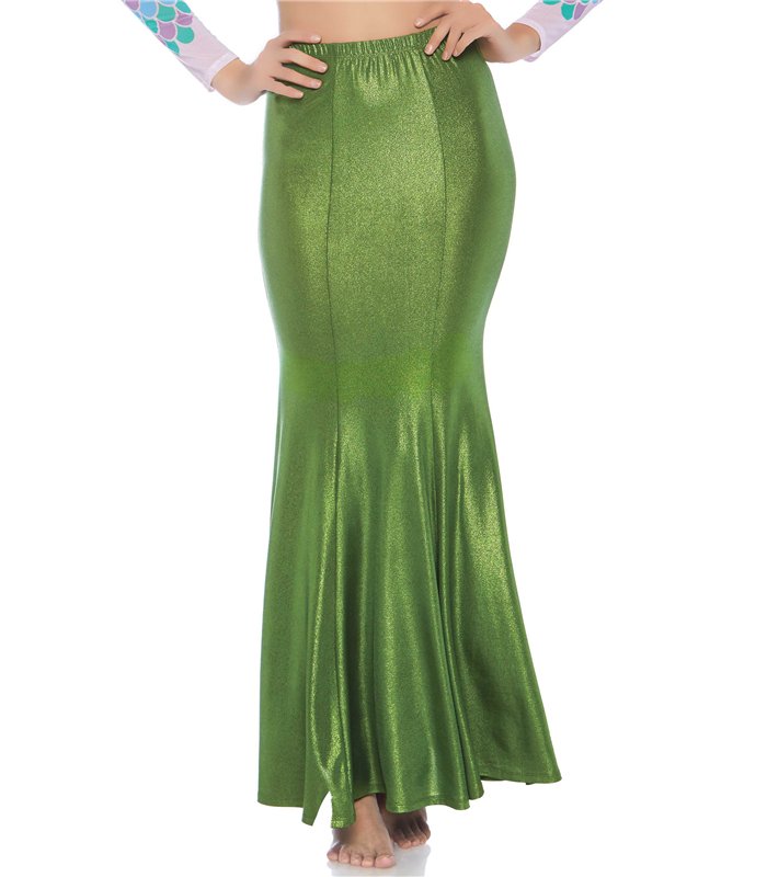 Glitzernder Meerjungfrauen Spandex Rock Lila | Leg Avenue