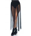 Multi slit sheer skirt