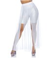 Multi slit sheer skirt