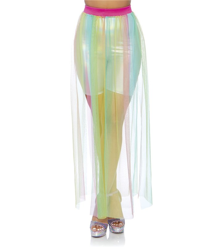 Multi slit sheer skirt