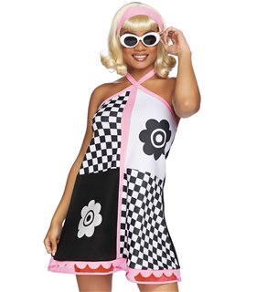 Zeitreise Kostüm Blumiges 60s Sweetie Kleid | Leg Avenue