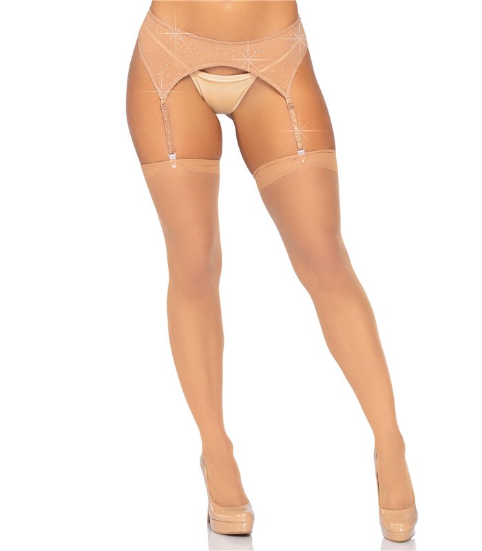 Rhinestone garterbelt