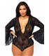 Bell sleeved bodysuit