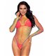 High Bodysuit with thong panty