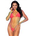 High Bodysuit with thong panty