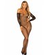 Fishnet sleeved bodystocking