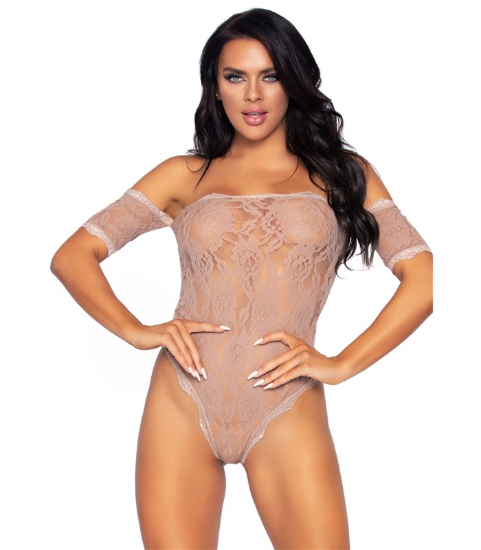 Lace teddy and bottom