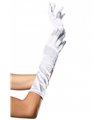 Elbow Length Satin Gloves