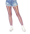 Rot Weiß Blau gestreifte Strumpfhose Amerika | Leg Avenue