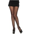 Plaited lace pantyhose