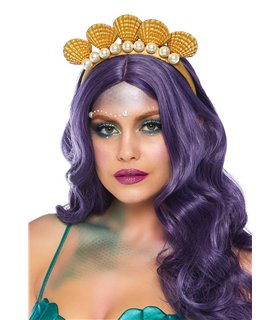 Pearl shell mermaid headband