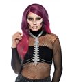Krawatte Glitzersteine transparent | Leg Avenue