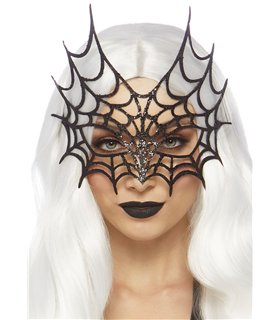 Netzmaske glitzer schwarz | Leg Avenue