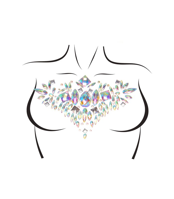 Kostümzubehör Opal Juwelen Körperaufkleber | Leg Avenue