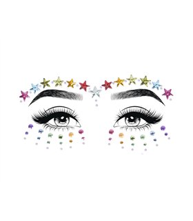 Jovi face jewels sticker