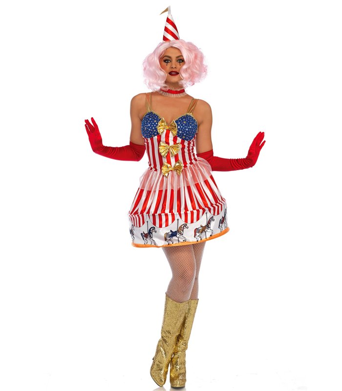 Karussel Clown Kostüm schwarz | Leg Avenue