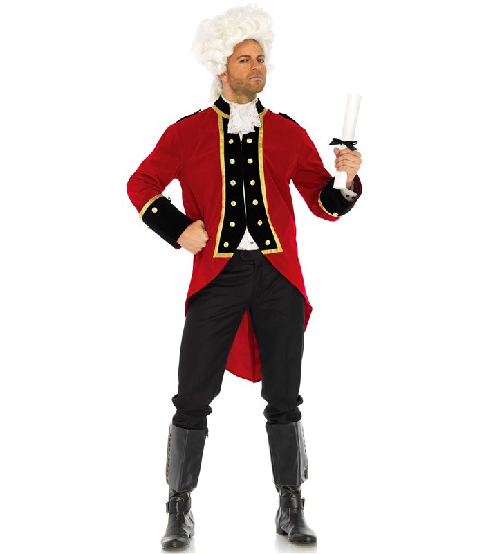 Historisches Kostüm Washington rot | Leg Avenue