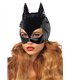 Kostümzubehör Lack Katzenmaske schwarz | Leg Avenue