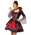 Sexy Vampire Kostüm schwarz rot | Leg Avenue
