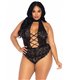 Neckholder Body Spitze Plussize schwarz | Leg Avenue