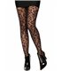 Transparente Leoparden Strumpfhose in schwarz | Leg Avenue 
