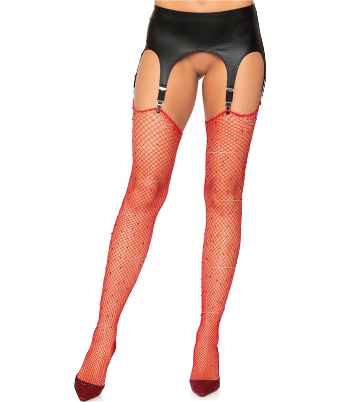 Strass-Fishnetstrümpfe | Leg Avenue
