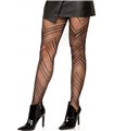Chevron net pantyhose