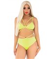 Cage strap bra top and briefs