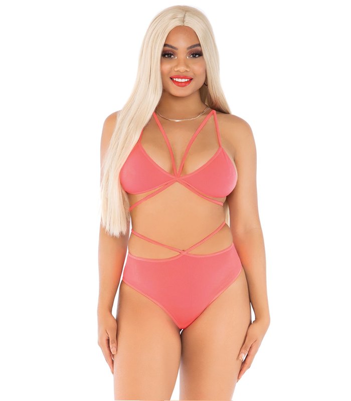 Wäsche-Set mit Strapsen-Design | Leg Avenue