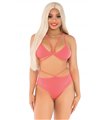 Cage strap bra top and briefs
