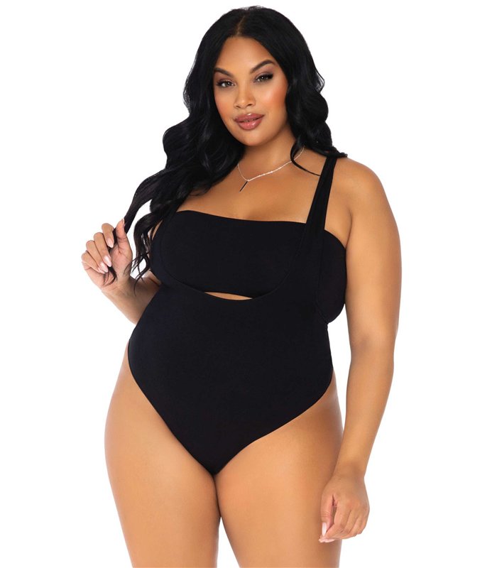 sexy bandeau und Hosenträger schwarz | Leg Avenue