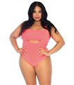 sexy bandeau und Hosenträger schwarz | Leg Avenue