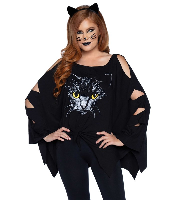 Cat Poncho and ears