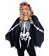 Day of the Dead Poncho for Special Occasions | Leg Avenue