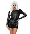 Rhinestone skeleton dress