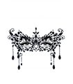 Kostümzubehör Schwarze Juwelenstick Sticker schwarz | Leg Avenue