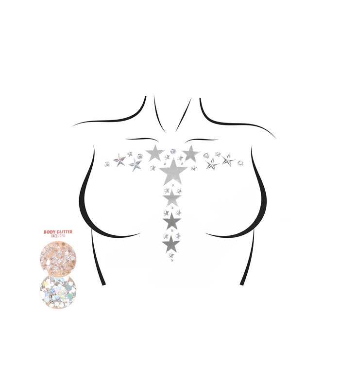 Kismet Body Juwelen Sticker mehrfarbig | Leg Avenue