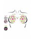 Riot Neon Nipple Juwelen Sticker Aufkleber mehrfarbig | Leg Avenue