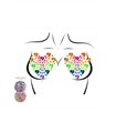 Prism Nipple Juwelen Sticker Aufkleber mehrfarbig | Leg Avenue
