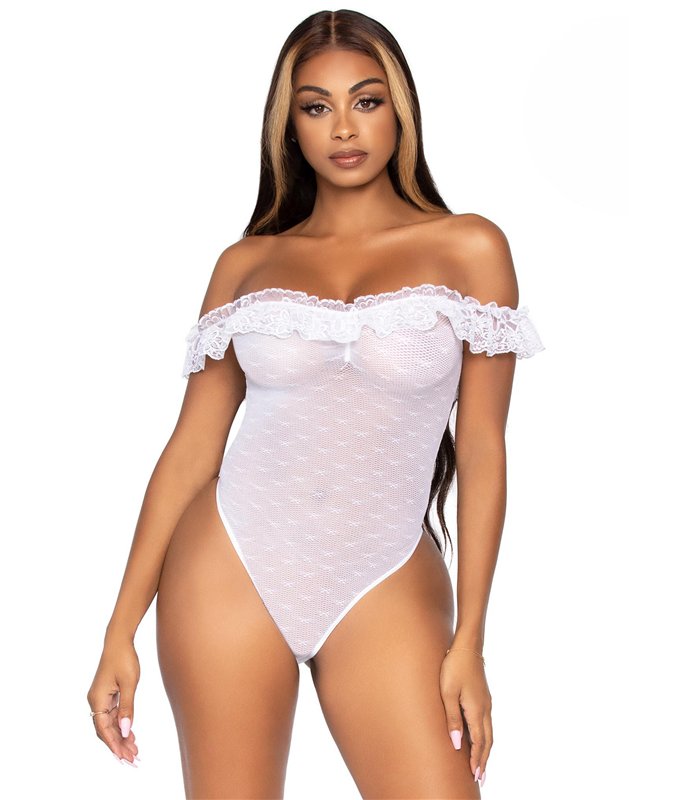 Off the shoulder teddy