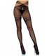 Schrittlose Strumpfhose mit figurbetontem Schnitt schwarz | Leg Avenue