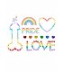 Pride bodyjewels sticker