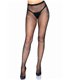 Fishnet crotchless tights