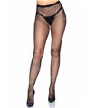 Fishnet crotchless tights