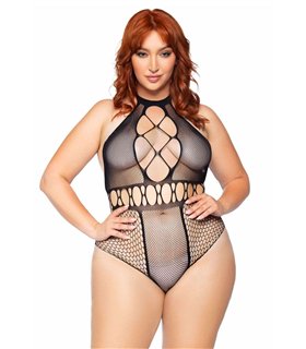 Seamless multi net bodysuit +