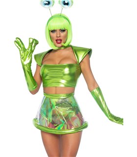 Alien Kostüm Beam mich hoch Baby | Leg Avenue