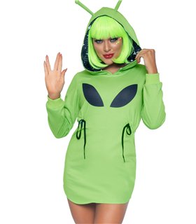 Alien fleece hoodie dress Alien fleece hoodie dress
