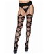 Net garter belt stockings