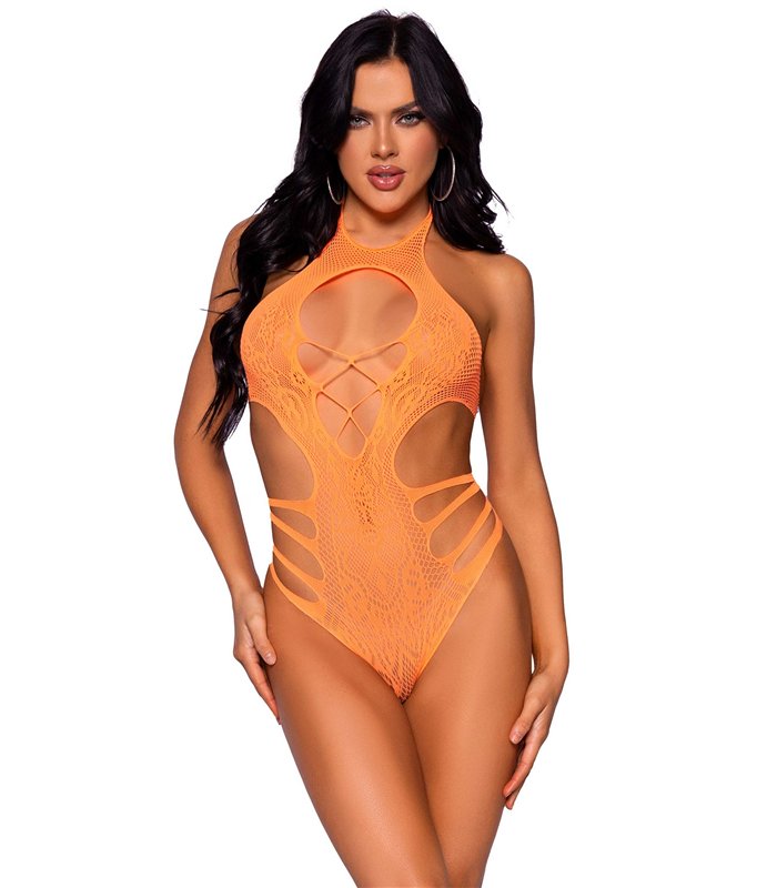 Cut out strappy bodysuit