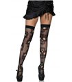 Totenkopf Netzstrümpfe Augen frei schwarz | Leg Avenue